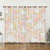 Curtain Animal Rabbit Illustration Curtain Digital Printing Blackout Curtain No Punching