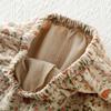 New Women's Pajamas Suit Thick Warm Cardigan Winter Pyjamas Sets Long Sleeve Flower Print Home Clothes Sleepwear