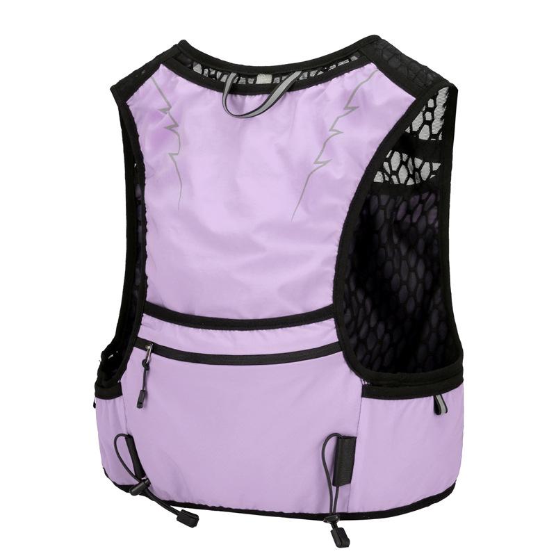 Unisex Lichtgewicht Outdoor Fietsvest Tas – Ademend, Contrasterende Kleur, Multifunctionele Rugzak