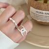 Simple Geometric Open Crossover Ring for Women – Versatile, Fashionable, and Uniquely Designed.