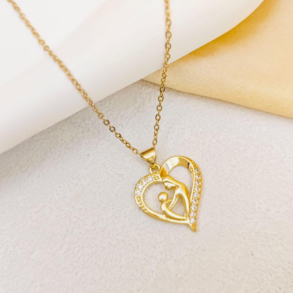 Women's Gold-Plated Copper Necklace: Luxury Fu Lu Pendant Clavicle Chain - Versatile Fashion Accessory