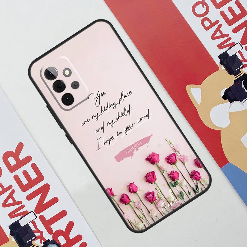Christliche Psalmen Hülle Für Samsung Galaxy A06 A16 A36 A56 A55 A35 A33 A53 A13 A23 A17 A54 A34 A14 A52 A32 A15