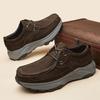 Fashion New Arrival Trainers Genuine Leather Mens Casual Shoes Non-Slip Lace-Up Walking Shoes Sneakers New Fashion Male Treking Footwear