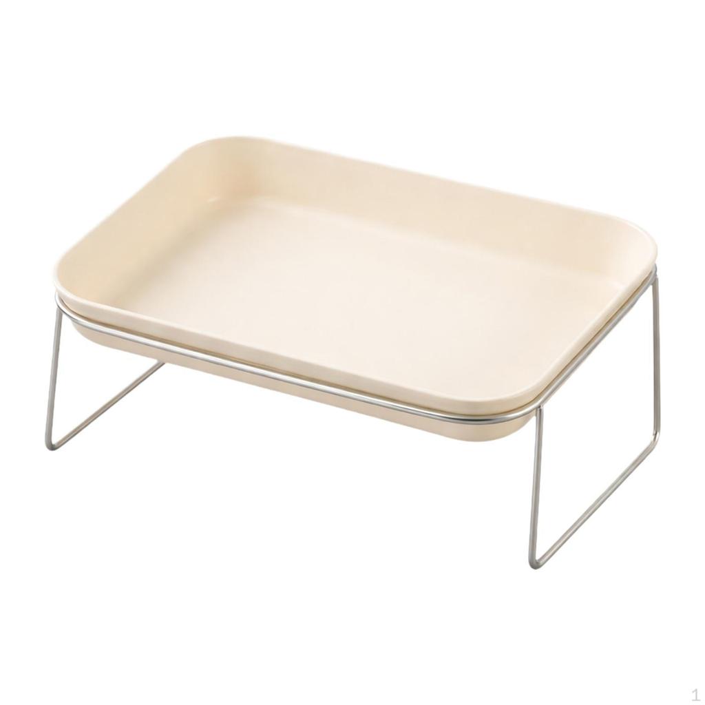 Bowl Easy to Clean Elevated Pet Feeder Raised Cat Food for Small Pets Little Dogs
