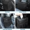Large Capacity Trash Bin Car Trash Can with Lid Storage Pockets Auto Rear Seat Garbage Can Organizer Vehicle Storage Tool