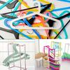 Multi-Color Plastic Clothes Hanger Organizer Rack – Durable Space-Saving Holder for Closet Organization – Convenient, Sturdy Hanger Storage Stand