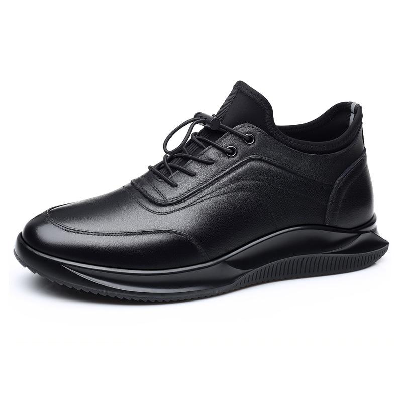 New Men Shoes Casual Sneakers Genuine Leather Shoes Men's Spring Autumn Lightweight Soft Sole Anti Slip Daily Life Walking Shoes