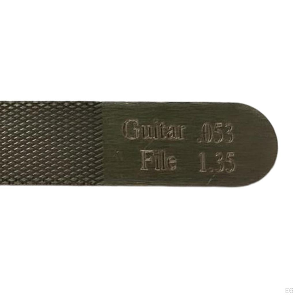 Guitar Nut Files Durable Luthier Leveling Dressing Tool Fret Crowning File for