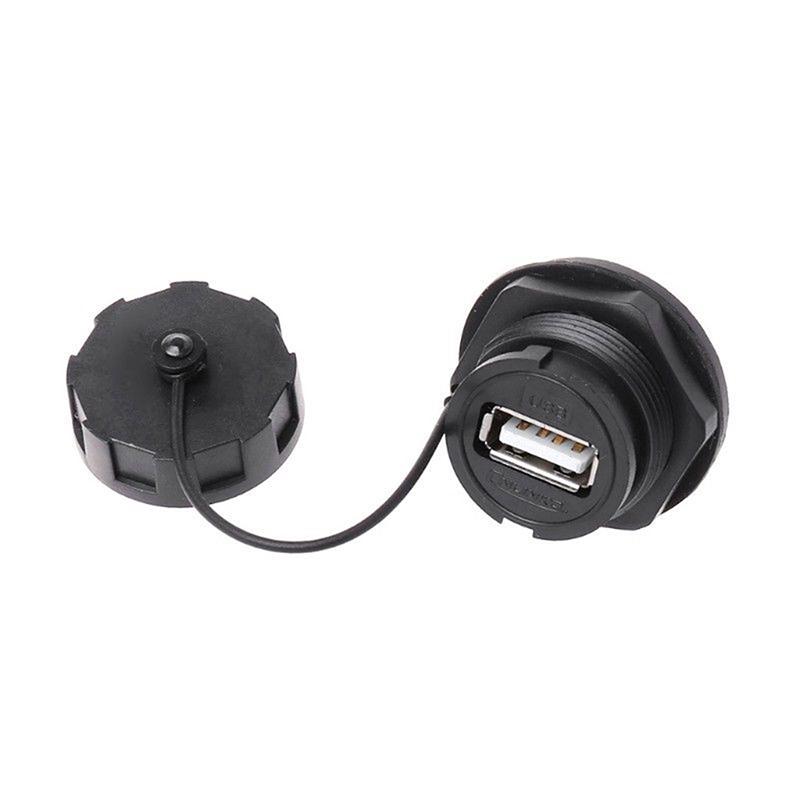 Usb Dişi Soket Fişi Panel Montaj Adaptörü Usb 3.0 Su Geçirmez Konnektör Ip68