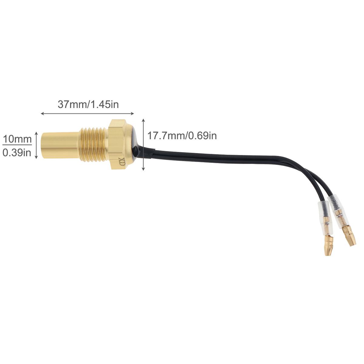 

12 В/24 В 10/12/14/16/17/21 мм датчик температуры воды универсальный датчик температуры автомобиля 50 К штепсельная вилка для автомобиля 14mm