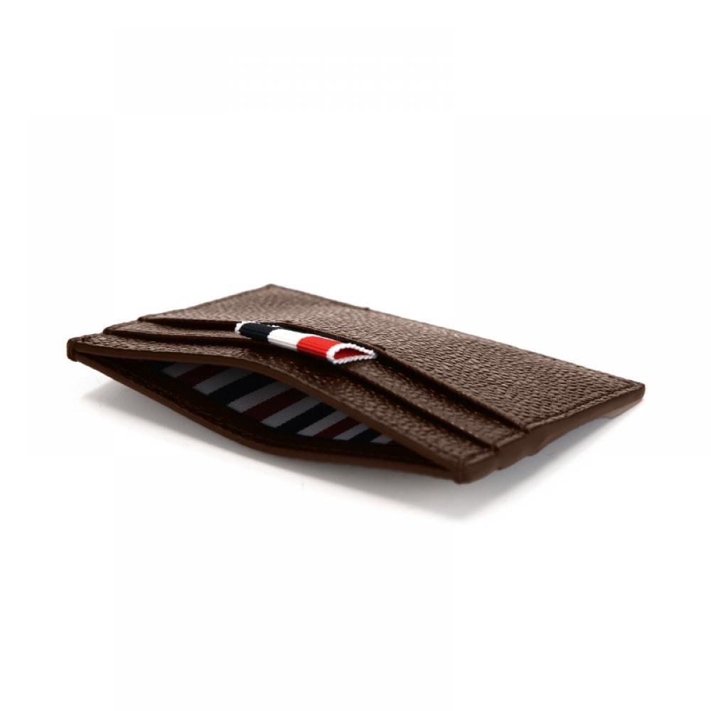 Tom Brown Faw035a 00198 205 Pebble Grain Three Line Tab Card Holder