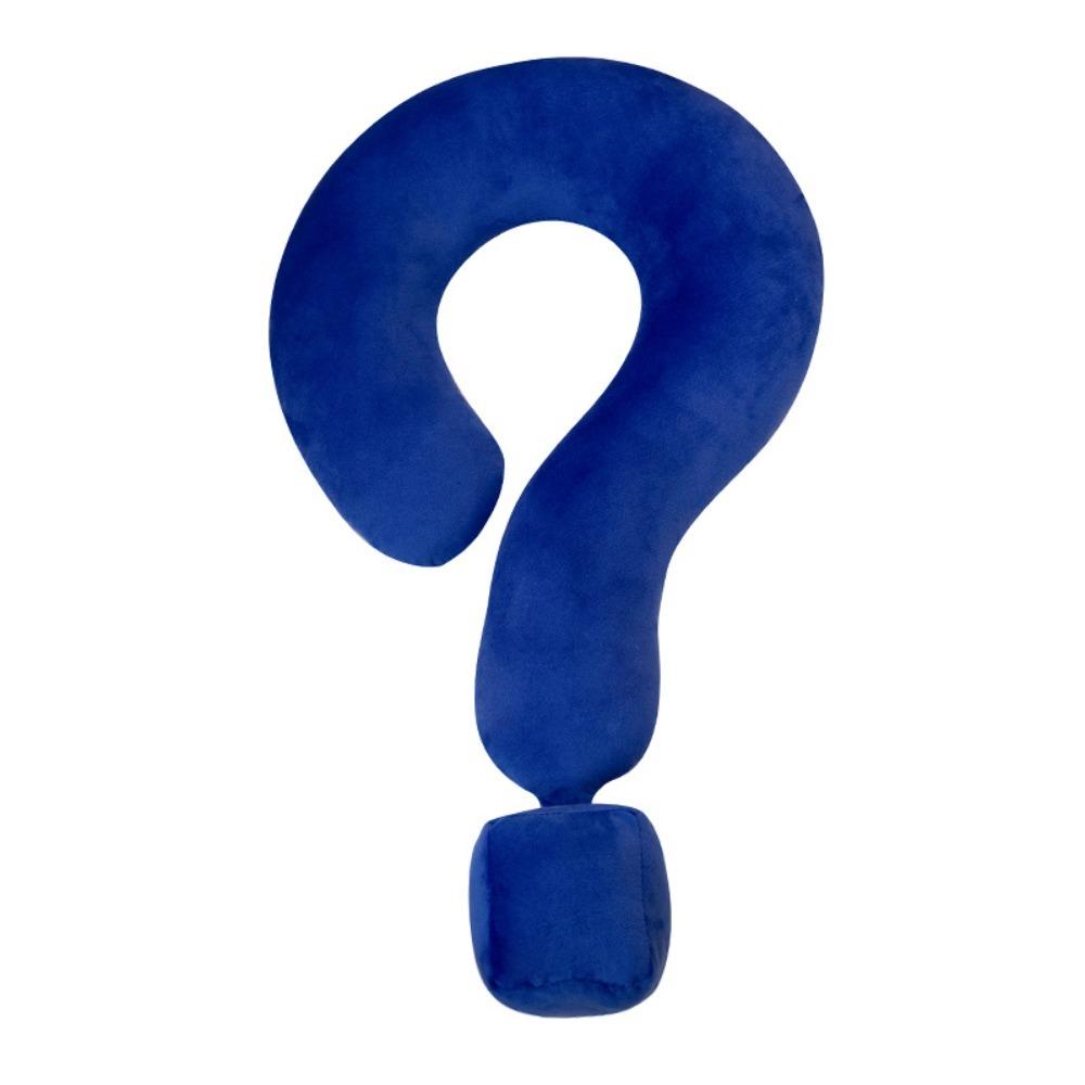 Soft Office Nap Pillow Skin-friendly Neck Support Funny Question Mark Cervical Pillow  Bedding