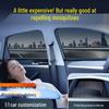 Universal Car Window Mosquito Net: Sunshade, Heat Insulation, Breathable Privacy Mesh, Blackout Curtain