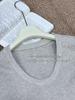 Spring & Autumn Korean U-Neck Knitwear: Slim Fit, Long Sleeve, Soft Base Layer Top