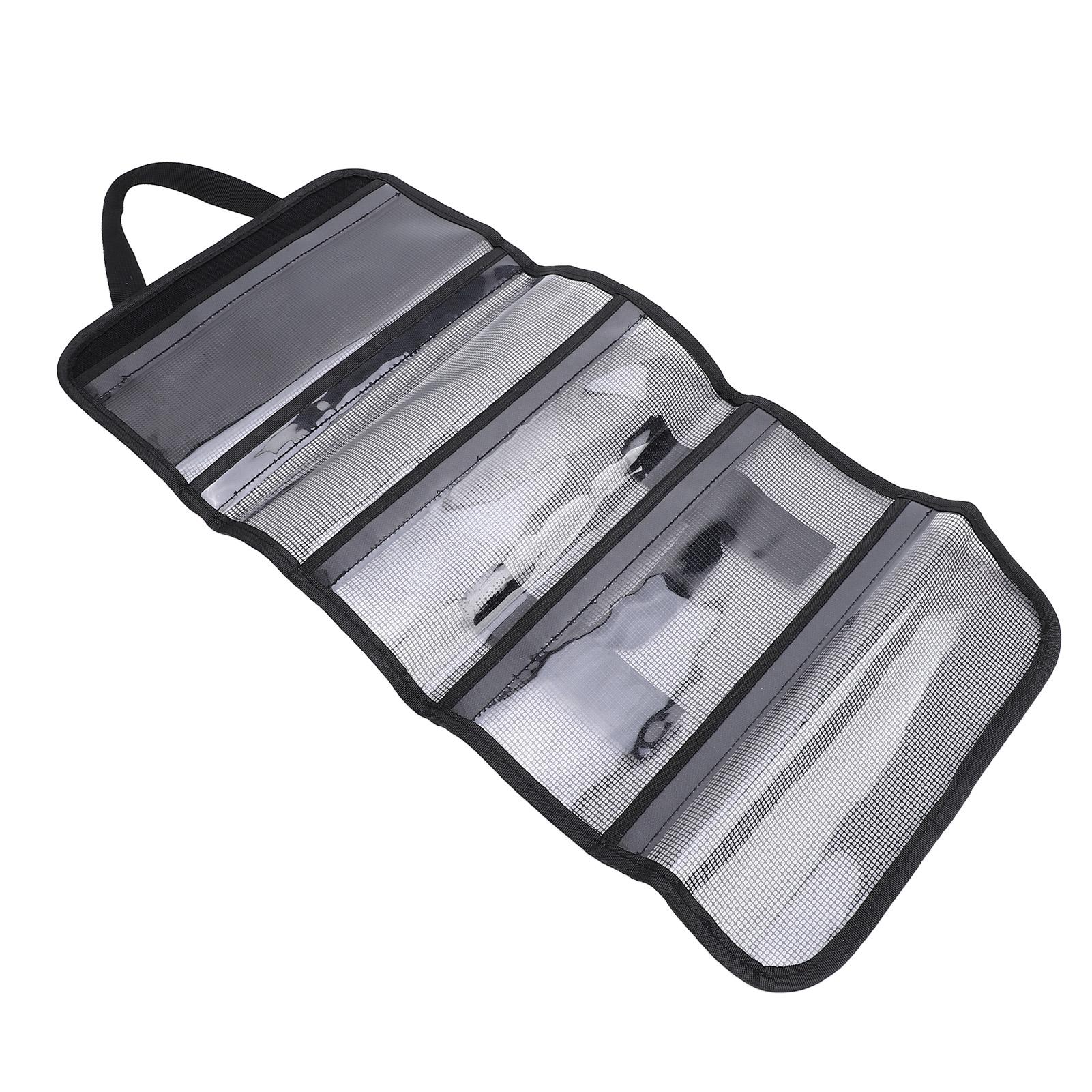 

Fishing Lure Bag Large Capacity Portable Oxford Fabric PVC Transparent Foldable Fishing Tackle Bait Bag