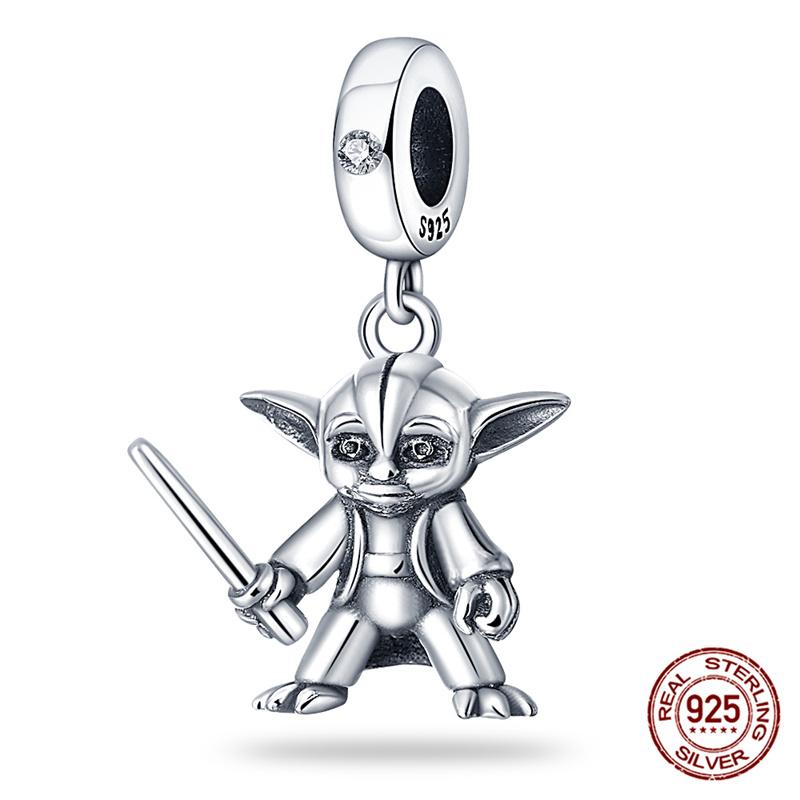 Marvel Disney Snow White Tree Elf Mickey 925 Silver Charms for DIY Jewelry Making Women Gift Bracelet