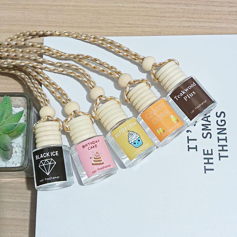 TikTok Car Essential Oil Aromatherapy Pendant - Black Ice Cream Soda Fragrance