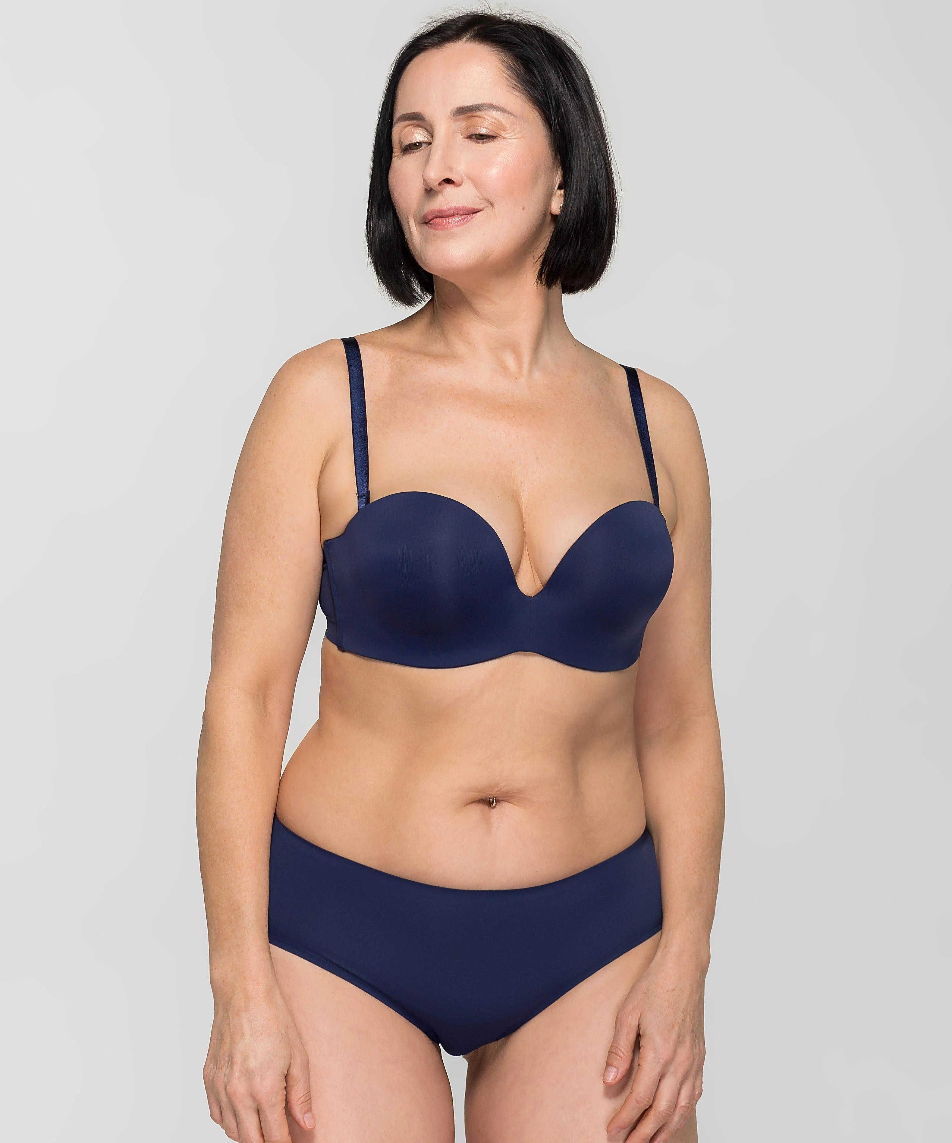 

Бюстгальтер push-up brabrabra (85235) 80D імперська синього кольору