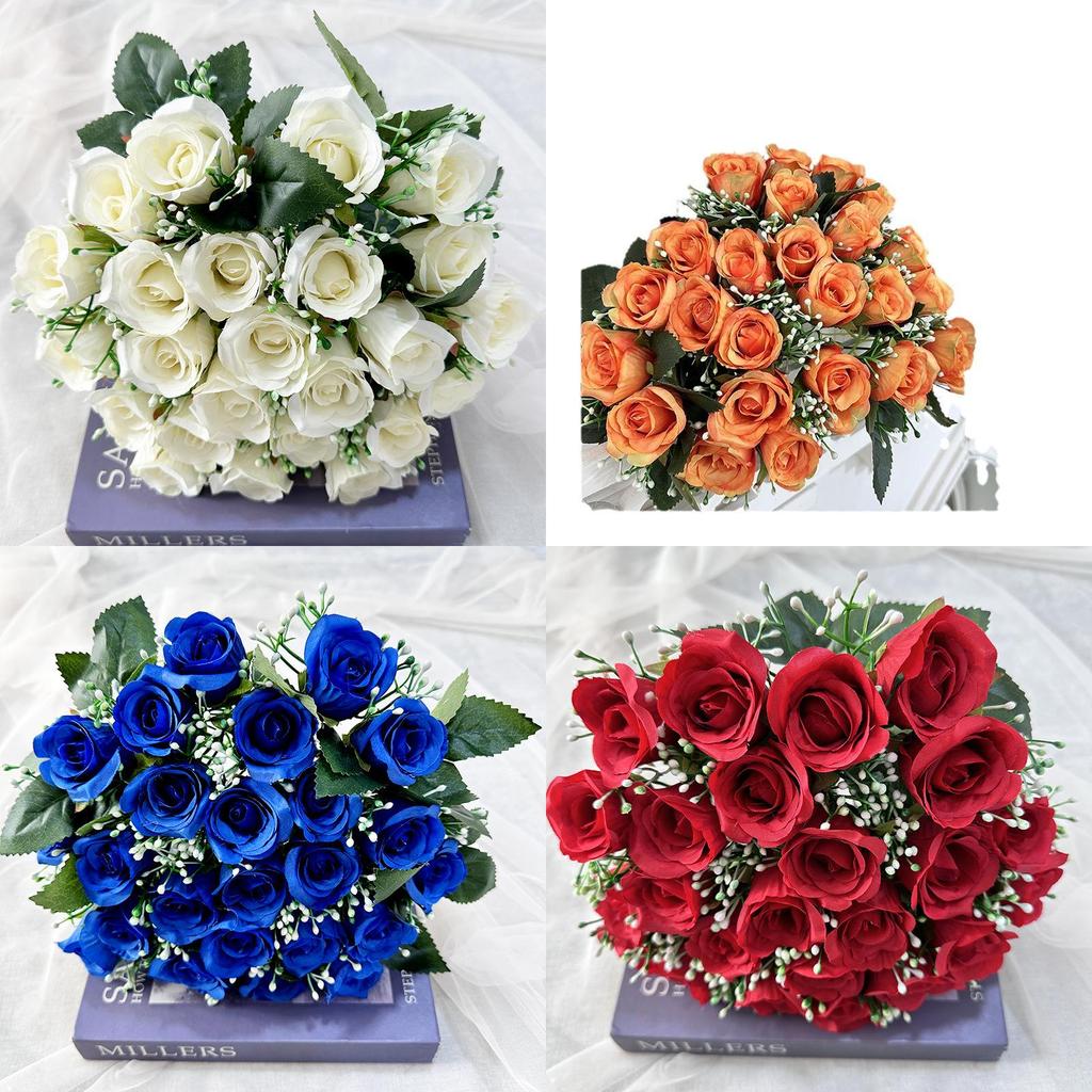 Imitation Rose Flower Collection For Wedding Venue Decoration Photography Prop Home Decoration