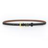 Women's Genuine Leather Thin Fashion Belt - Versatile Decorative Ins Style Waistband for Jeans