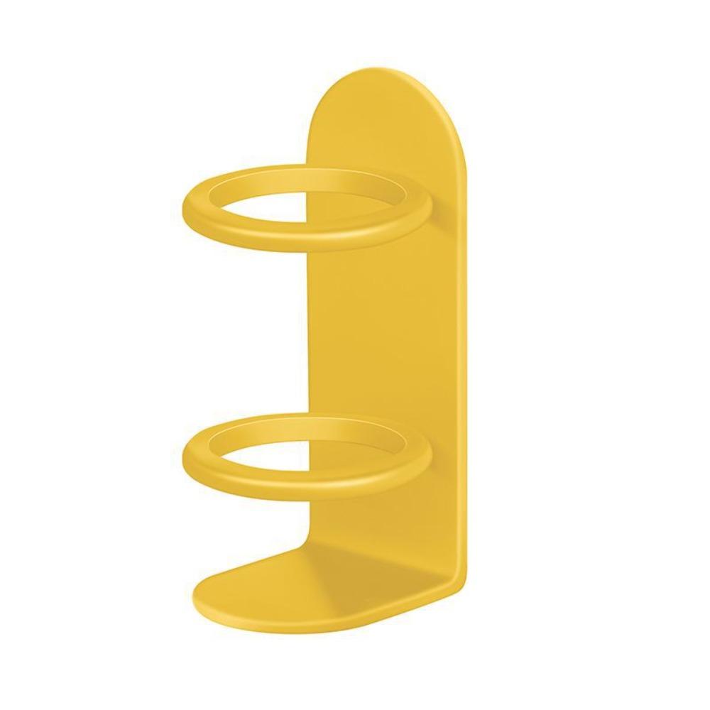 Wall Mounted Bathroom Toothbrush Rack No-Drilling Toiletries Storage No-Drilling Installation Home жёлтый