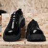 Lässige Leder-Freizeitschuhe für Paare Vier Jahreszeiten Dicke Sohle Rutschfest Komfort Herren- und Damen-Arbeitsschuhe Übergröße Schnürschuhe