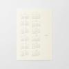 Midori MD Product Notebook Diary Planner Sticker 2027 Monthly S (Starts December 2026)