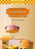 Rechargeable Creative Burger LED Night Light - Acrylic USB Lamp for Bedroom or Desktop, Perfect Student Gift