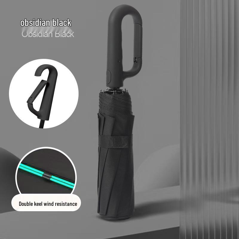 Loop Umbrella: Automatic Folding Large High-End Dual-Use Sun and Rain Umbrella for Men and Women