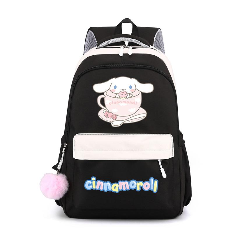 Big-Eared Dog Cute Cartoon Printed Backpack Middle School Bag One size