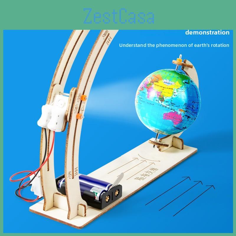 Expérience Scientifique Bricolage Modèle Cycle Jour Nuit Terrestre Kit Éducatif Pour Enfants