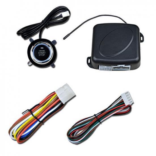 12V Push Button Car Engine Start Stop System Kit For Auto Keyless Entry Alarm