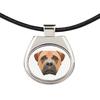 Bullmastiff, Bulmastif -Naszyjnik Ze Zdjęciem I Napisem Geometryczny Marki Art-Dog