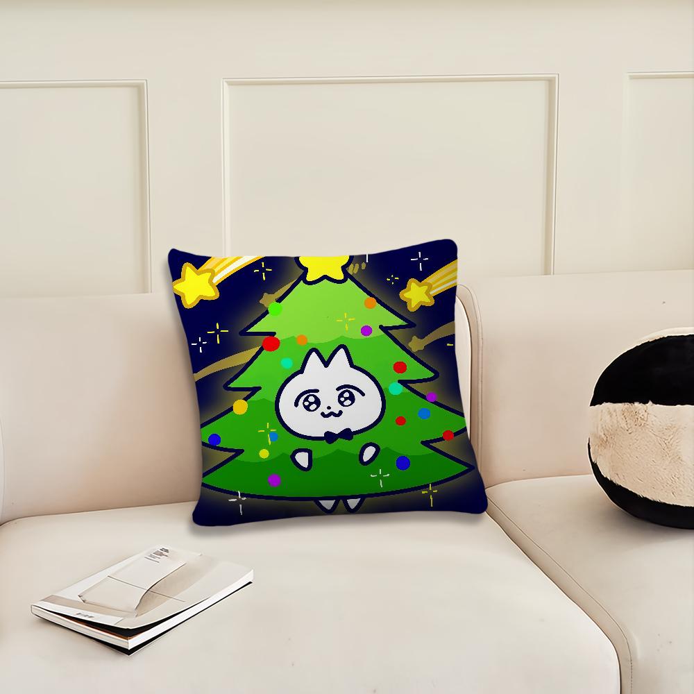 Funny Rabbit Christmas Cartoon cushion cover Pillow Cover Decoration Room Home Sofa living Office Car Nordic Simplicity