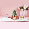 Pop-UP Paper Greeting Cards Postcards Christmas Pop-UP Cards 2 Styles for Birthday Christmas Party Wedding Decoration