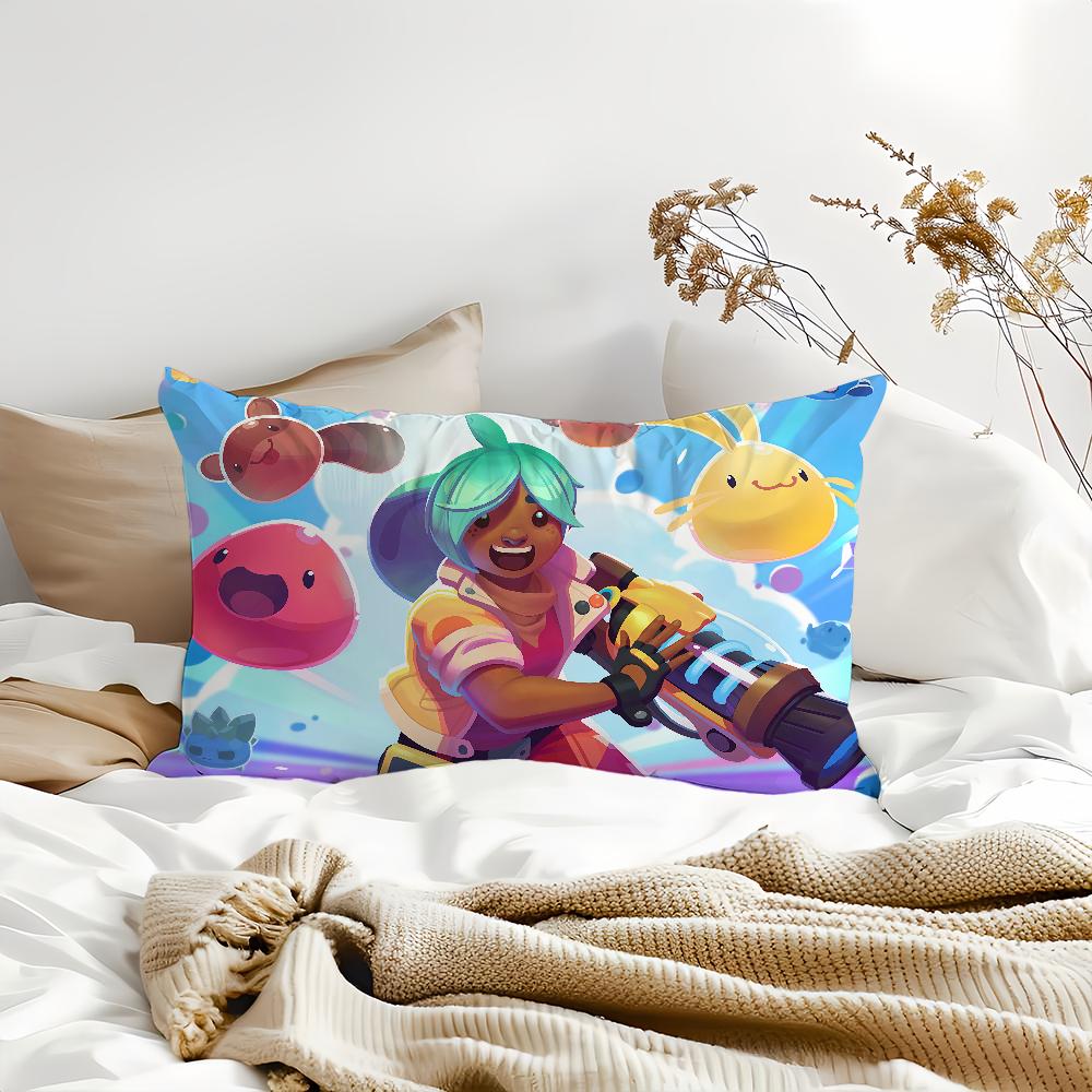 Game Slime Rancher 2 Pillow Case Cover Suitable For Livingroom Bedroom Sofa Home Decoration Cushion