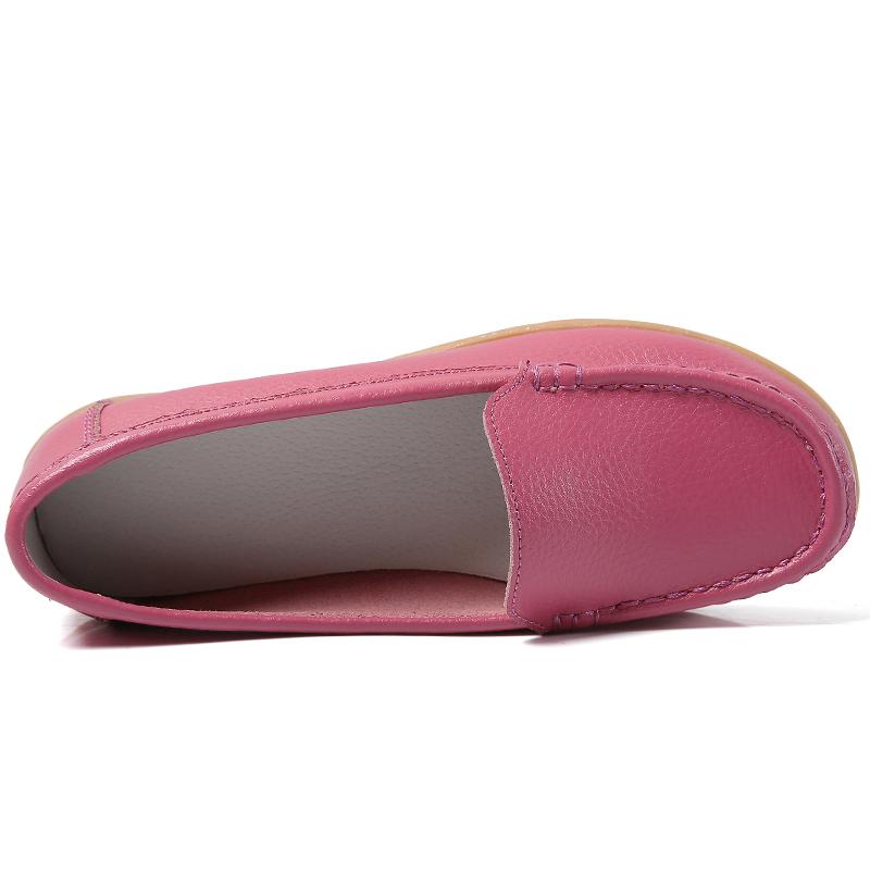 Big Size Women Flats Shoes 2025 Summer Female Casual Loafers Quality Slip-On Zapatillas Mujer Breathable Hard-Wearing