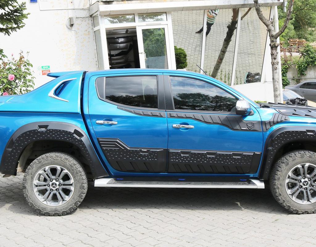 EuroCap Door Molding (6 Pcs, ABS) for Fiat Fullback 2016-