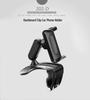 Rotating Rearview Mirror Phone Mount with Dashboard Clip