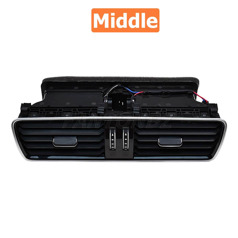 Black Chrome Piano Paint Air Conditioning Outlet Vents For VW Passat B6 B7 2006-2011 3AD819728A 3AD819701A 3AD819702A