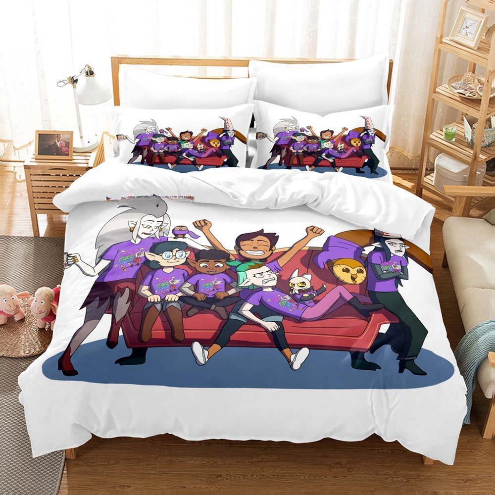 New Bad Girl Coven Bedding Collection Single Twin Full Queen King Size Bed Collection Adult Kid Bedroom Duvet Cover Collections Anime With Bed Line EU Twin 135x200cm