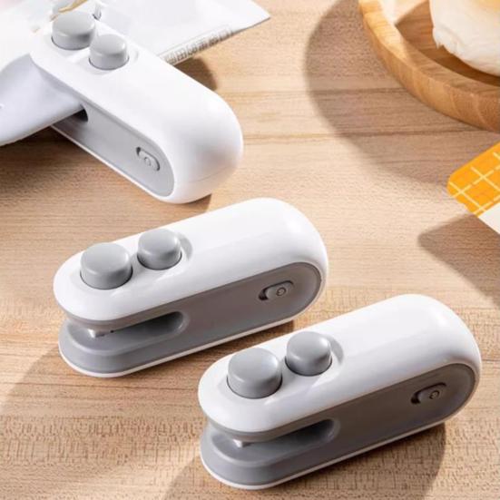 Mini Food Bag Sealer Hand-Press Snack Sealing Machine Portable Kitchen Sealing Tool for Chips Coffee Pet Food