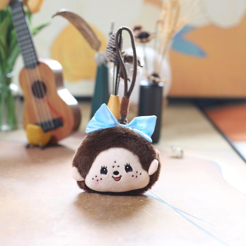 

Милый кошелек для монет Mengqiqi, плюшевая игрушка, кукла, мультяшная сумка, подвесной брелок, кукла 15 cm