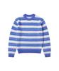 Banwonateullie Kn4255 Hairy Stripe Knit_Blue