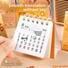 Portable 2026 Desk Calendar Capybara/Panda Schedule Planner Daily Planner  Office School Supplies