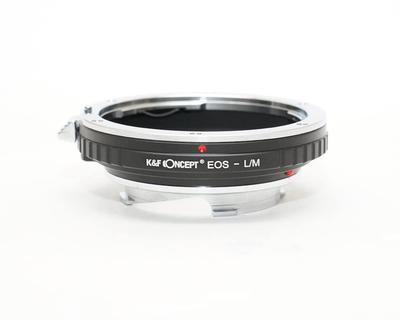 CONCEPT Canon EOS EF Lens To Leica M Mount Adapter with Lens Cloth K&F (EF-S) Ef-lm (KFLM)