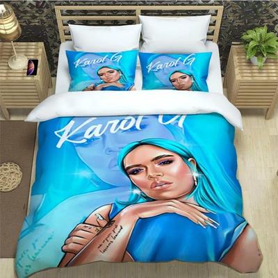 New Album Manana Bedding Set Karol G Duvet Cover Pillowcase Singer All Season Quilt Cover Teens Single Double Queen King