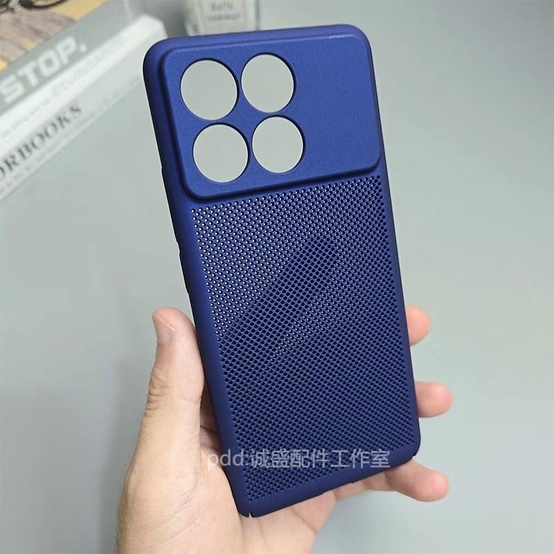 Slim Cooling Case For Poco F6 Pro Case Ultra Thin Hard Back Cover For Xiaomi POCO F6Pro 5G Redmi K70 Heat Dissipation Bumper