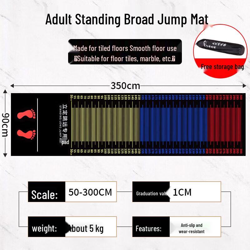 Brangdy Standing Long Jump Test Mat