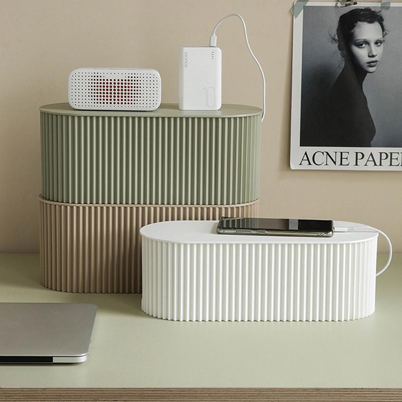 Große Steckdosenleisten-Aufbewahrungsbox Kabel-Aufbewahrungskoffer Organizer-Box Steckdose Stecker Drahtloser WLAN-Router-Board-Halter für Haushalt